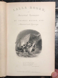 1856 - LALLA ROOKH, An Oriental Romance - THOMAS MOORE - Fine Full Leather