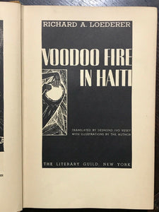 VOODOO FIRE by Loederer - 1st Ed, 1935 - MAGICK WITCHCRAFT OCCULT HAITI VODUN