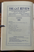 THE CAT REVIEW - 1st, Jan-April 1912 KITTY FELINE JOURNAL, BREEDING, HEALTH, ADS