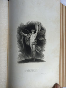 POETICAL WORKS OF JOHN MILTON, Egerton Brydges 1861 Luxury Ed., Steel Engravings