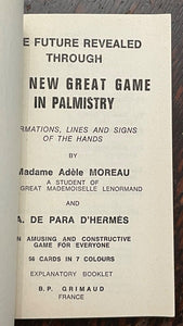 THE PALMISTRY TAROT - Grimaud & Maureau, 1963 - UNUSED TAROT DIVINATION CARDS