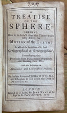 TREATISE OF THE SPHERE - Witty, 1714 - Newton, Flamsteed, ASTROLOGY, ASTRONOMY