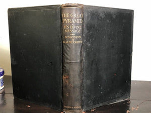 THE GREAT PYRAMID: ITS DIVINE MESSAGE - 1st/1st 1924 - ASTROLOGY ANCIENT EGYPT