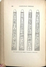 CLEOPATRA'S NEEDLE & OTHER EGYPTIAN OBELISKS - Budge, 1st 1926 - ANCIENT EGYPT