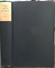 RARA ARITHMETICA - 1st 1908 INSCRIPTION to C.H. Thordarson INVENTOR MATHEMATICS