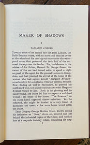 MAKER OF SHADOWS - Arno Press / Mann, 1st 1976 - SUPERNATURAL OCCULT DRUIDS