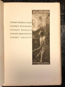 TIFFANY STUDIOS: MEMORIALS IN GLASS & STONE - 1st, 1913 PHOTOGRAVURES - SCARCE