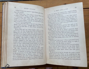 EIGHT COUSINS or THE AUNT-HILL - Louisa May Alcott, True 1st (5000 Copies), 1875