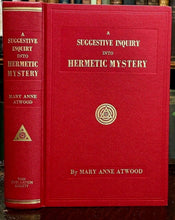 SUGGESTIVE INQUIRY INTO HERMETIC MYSTERY - Atwood, 1976 - ALCHEMY SPIRITS MAGICK