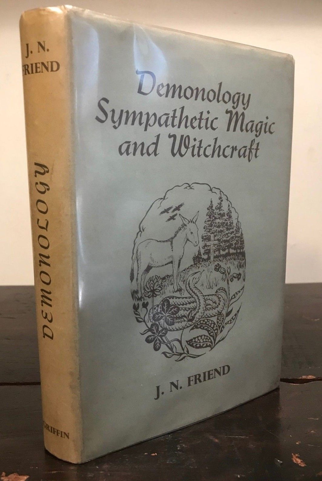 DEMONOLOGY, SYMPATHETIC MAGIC AND WITCHCRAFT - 1st/1st, 1961 - J.N. Friend, RARE