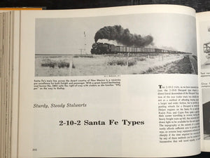 IRON HORSES OF THE SANTA FE TRAIL - WORLEY, 1st/1st 1965 HC/DJ, RAILROAD HISTORY