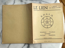 LE LIEN FRENCH OCCULT MAGAZINE - SEPT-OCT 1966 - ROUEN HIEROGLYPHICS KARMA