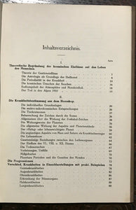 1930 ASTROLOGISCHE BIBLIOTHEK (ASTROLOGICAL LIBRARY) Vol IX - MEDICAL ASTROLOGY