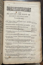 BODY OF DIVINITY - Ussher, 1649 - EARTH CREATIONISM, CALVINISM, REFORMATION