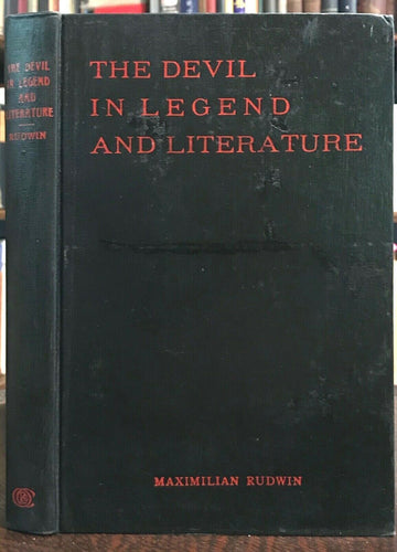 THE DEVIL IN LEGEND AND LITERATURE - 1st Ed, 1931 - SATAN LUCIFER LILITH HELL