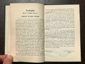 VARSHAPHAL OR THE HINDU PROGRESSED HOROSCOPE - Raman, 1945 PLANETS DIVINATION