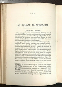 NEXT WORLD COMMUNICATIONS - 1st, 1890 - SPIRITS AFTERLIFE GHOSTS SPIRIT WORLD