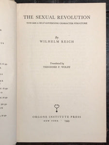 WILHELM REICH - THE SEXUAL REVOLUTION - 2nd Ed, 1945 - SEXUAL QUACK PSYCHOLOGY