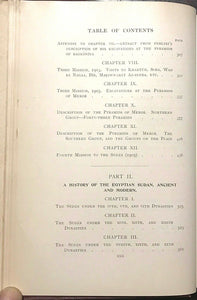 THE EGYPTIAN SUDAN - Budge, 1st Ed 1907, 2 VOLS ANCIENT AFRICA MONUMENTS HISTORY