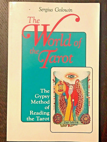 WORLD OF THE TAROT - Golowin, 1988 WEGMULLER GYPSY GIPSY TAROT DIVINATION OCCULT