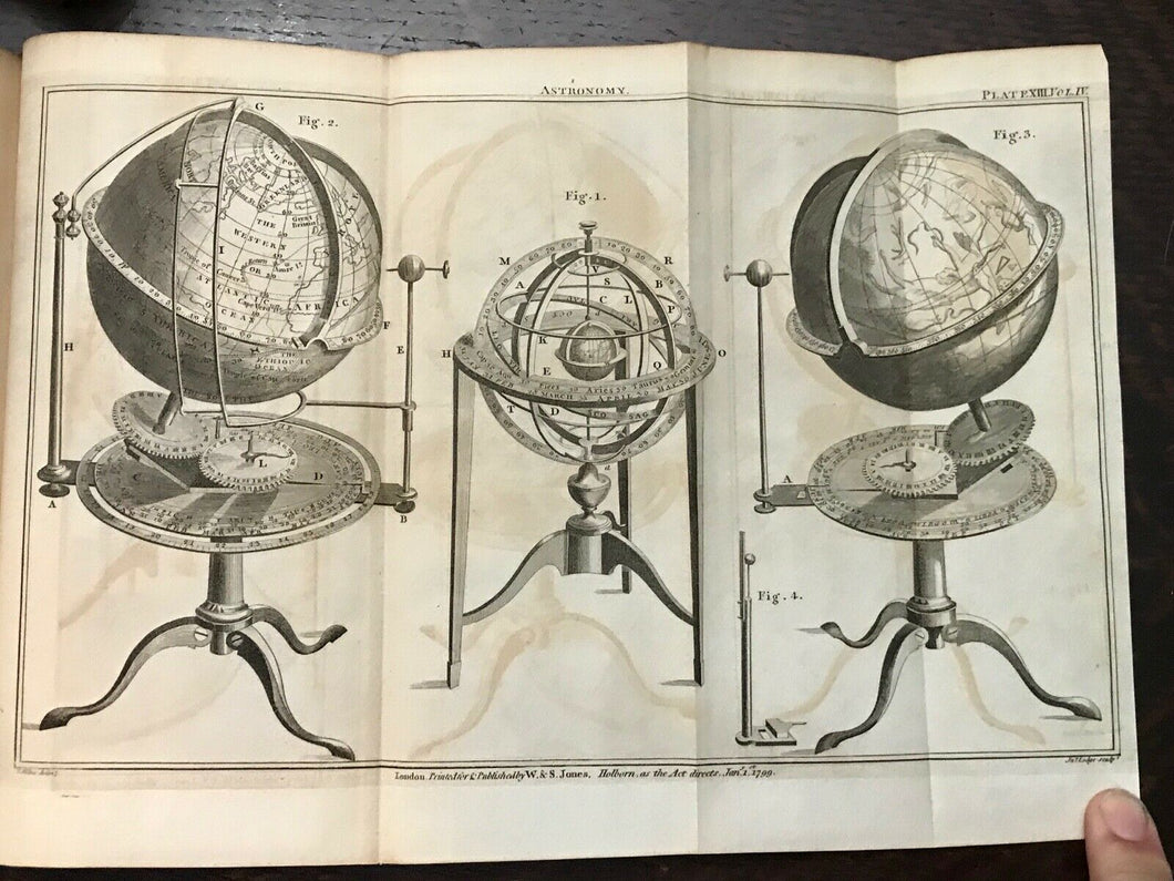 LECTURES ON NATURAL AND EXPERIMENTAL PHILOSOPHY - 1799, 5 Vols - INVENTIONS