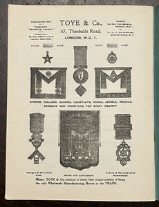 THE CO=MASON Journal, 4 ISSUES - 1st 1918 MEN WOMEN FREEMASONRY MASONIC EQUALITY