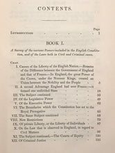 1834 - DE LOLME - THE CONSTITUTION OF ENGLAND, Government - Fine Full Leather