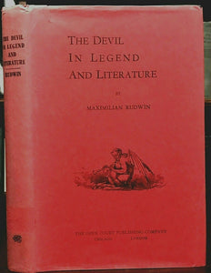 DEVIL IN LEGEND AND LITERATURE - 1st Ed, 1931 - SATAN LUCIFER LILITH HELL