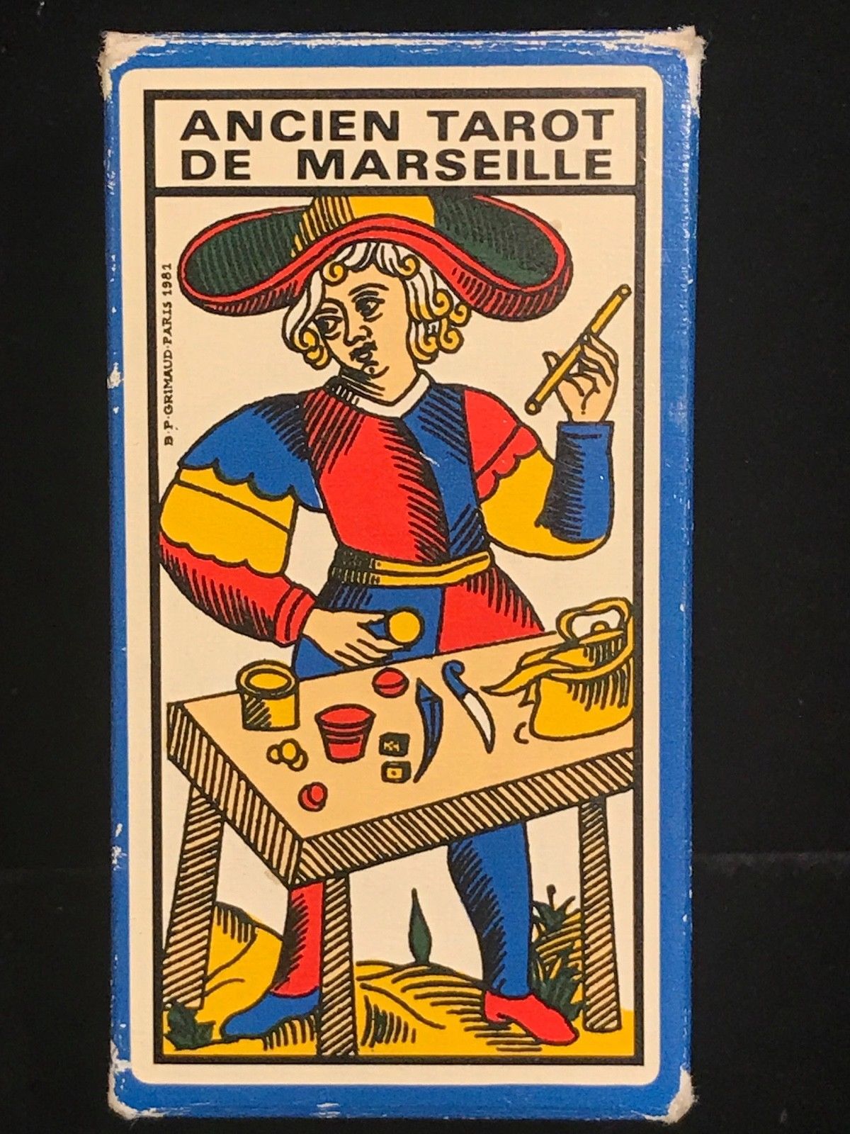 1982 - Vintage Mini Tarot de Marseille Cards Deck - Pocket Size