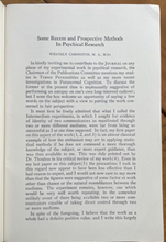 1942 JOURNAL OF AMERICAN SOCIETY FOR PSYCHICAL RESEARCH ASPR - TELEPATHY BIOLOGY