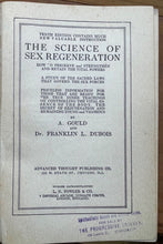 1911 - SCIENCE OF SEX REGENERATION - SEXUALITY MARRIAGE DIVORCE VITALITY HEALTH