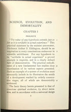 SCIENCE, EVOLUTION, AND IMMORTALITY - 1st 1927 - DARWIN SPIRIT EARTH PROPHECY