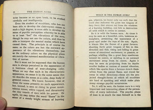 HUMAN AURA - Swami Panchadasi (William Walker Atkinson), 1st 1915 OCCULT ASTRAL