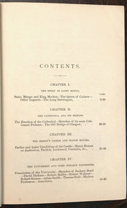 POPULAR TRADITIONS OF GLASGOW - Wallace, 1st 1889 SCOTTISH LEGENDS PEOPLE PLACES