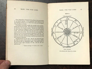 MARS: THE WAR LORD - Alan Leo, 1st 1915 ASTROLOGY ZODIAC DIVINATION FATE FORTUNE