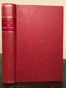 1896 - ELIPHAS LEVI - LA CLEF DES GRANDS MYSTERES - KEY OF THE GREAT MYSTERIES