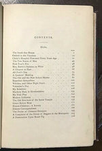 1885 ESSAYS OF ELIA by C. LAMB - 8 ORIGINAL ETCHINGS - GIFFORD PLATT CHURCH, Etc