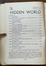 THE HIDDEN WORLD - Winter 1962 - COUNTERCULTURE UFOs OCCULT PARANORMAL