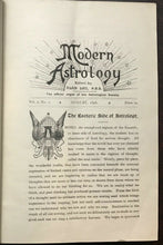 MODERN ASTROLOGY / ASTROLOGERS' MAGAZINE - Alan Leo ORIGINAL ISSUES for 1896-97