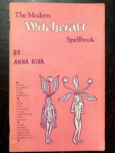 MODERN WITCHCRAFT SPELLBOOK - Anna Riva, 1st 1972 - WICCA WITCH OCCULT GRIMOIRE