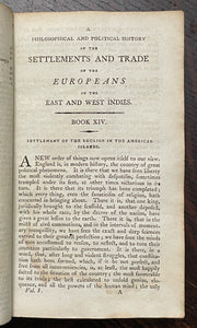 HISTORY OF EUROPEANS IN EAST AND WEST INDIES, VOL. 5 - 1804 - GUILLAUME RAYNAL