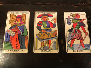 ESPAÑOL SPANISH BILINGUAL TAROT CARD DECK - Fournier, 1979 OOP