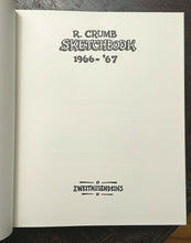 R. CRUMB SKETCHBOOK 1966-1967, 1st 1981 - COUNTERCULTURE CARTOONIST COMIX