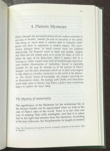 THE MYSTERIES: RUDOLF STEINER'S WRITINGS ON SPIRITUAL INITIATION, 1997 PAGANISM