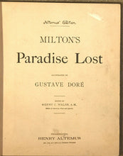 GUSTAVE DORE - Milton's PARADISE LOST, 1st Altemus Ed. 1800s, DEMONS SATAN BIBLE