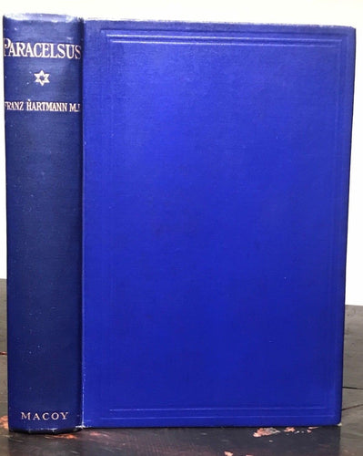 LIFE AND DOCTRINES OF PARACELSUS, 1918, ALCHEMY HERMETIC MAGIC TALISMANS OCCULT