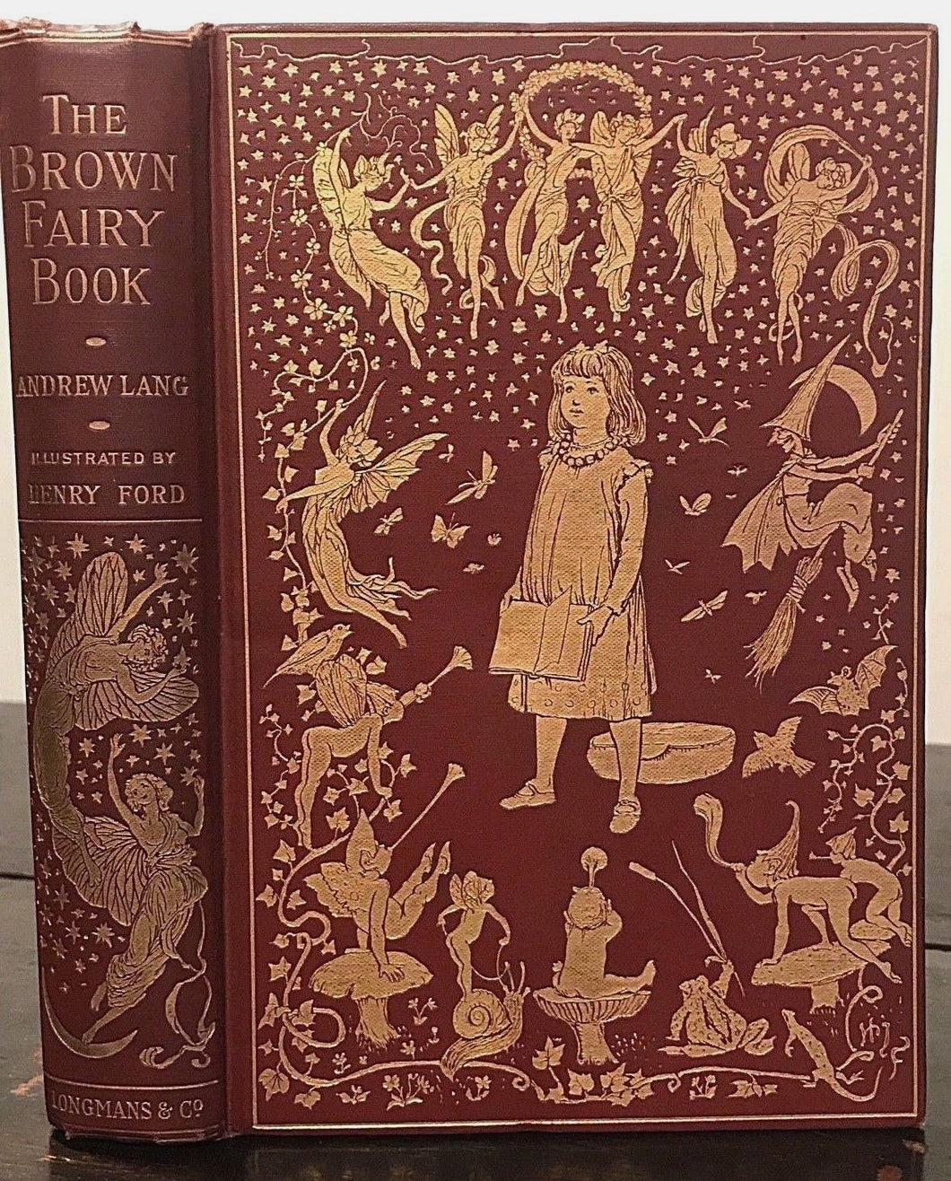 THE BROWN FAIRY BOOK - ANDREW LANG, H.J. Ford Color Plates - First UK Ed, 1904