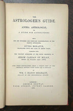 ASTROLOGER'S GUIDE / Anima Astrologiae - 1st 1886 - PROPHECY OCCULT ASTROLOGY