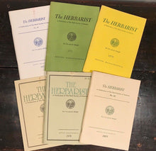 THE HERBARIST: THE HERB SOCIETY OF AMERICA - LOT OF 6, 1970-79 - NATURE, HERBALS