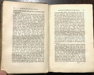 1834 LETTERS ON NATURAL MAGIC TO SIR WALTER SCOTT - MAGIC INVENTIONS ALCHEMY